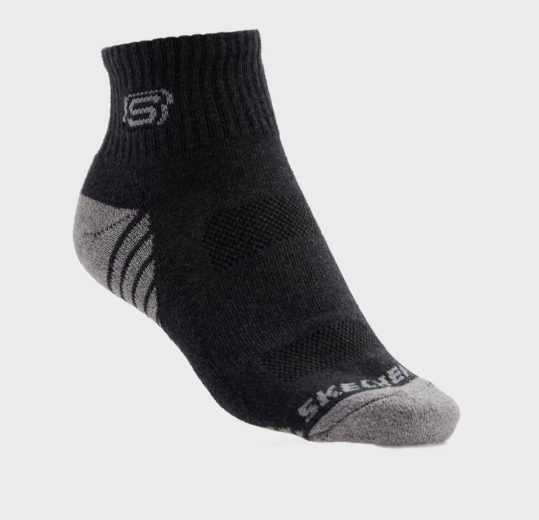 Charcoal Black Ankle Socks // Men