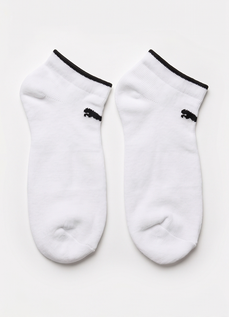 Women's Low Cut Socks // White