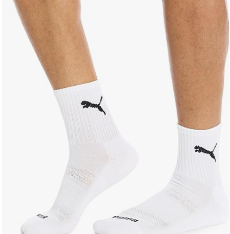 Puma Quarter  Socks // White
