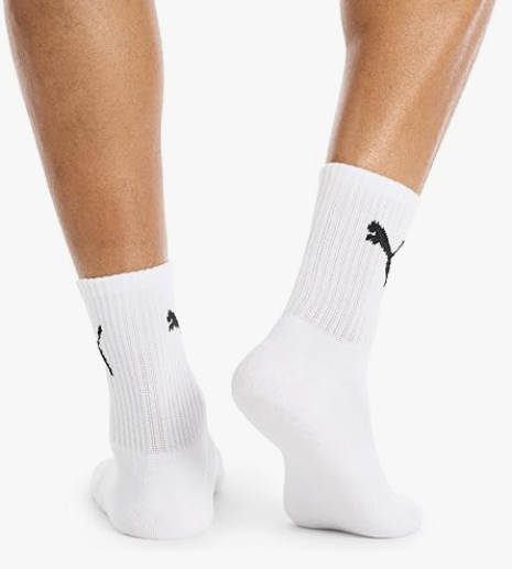 Puma Quarter  Socks // White