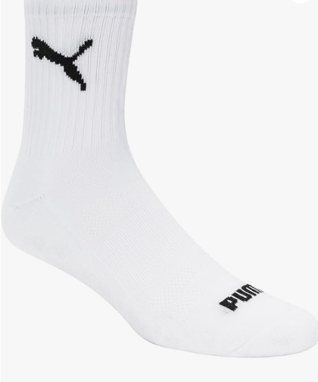 Men's Athletic Cushioned Quarter Socks // White